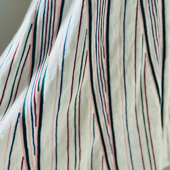 ASOS Stripe Multi Color Sweater Skirt Size 4 US - Picture 3 of 16